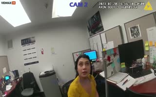 Now Ex-Employee Gets Smashed At Work, Refuses to Leave, So the Cops Haul Her Ass Out