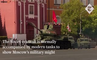 National Embarrassment! Even Putin Cries as His Victory Day Parade Only Has One EXTREMELY Outdated WWII Tank