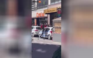 Socialist Mayor Seems to be Doing a Horrible Job in NYC Keeping People Safe, Even the Cop Cars Are Being Destroyed in Broad Daylight