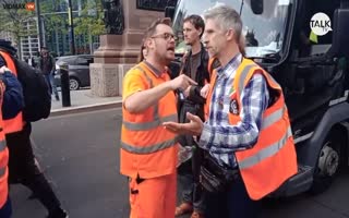 Fed Up UK Citizens Forcibly Remove Environmentalist Protesters Blocking Traffic During Rush Hour