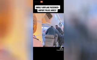 Grown Man REFUSES to Get Off the Plane, Acts Like a Crybaby, And Screams Like a Banshee When Forcibly Removed