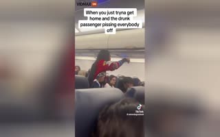 Drunk Karen Gets Loud After Being Told To Get Off the Plane, ENTIRE Plane Turns On Her, SHE STILL CONTINUES!