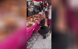 Woman Begging for Attention Licks a Businesses Donuts For Social Media, Gets Caught by a Citizen Who Isn't Having It