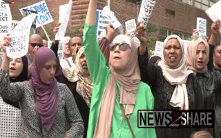 Muslim Parents in Maryland Surround a Public School DEMANDING Leftist Teachers Stop Trying to Indoctrinate their Kids