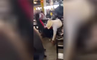 Chaos Erupts when a Cowboy Brings His Horse Into a Bar, Horse Falls and Kicks the Sh*t Out Of Numerous People!