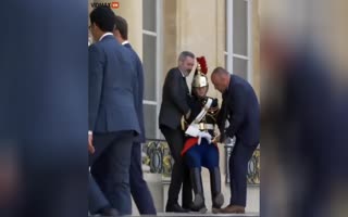 What Happened To This French Guard And Why Does Macron Not Seem To Give A Crap About Him?