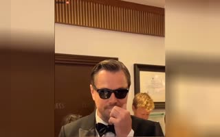 Actor Leonardo DiCaprio was Coked TF Out at the Cannes Film Festival