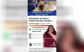 UNREAL! Morbidly Obese Woman is Now Petitioning The Government to FORCE Airlines to Allow Her MULTIPLE Seats for Free