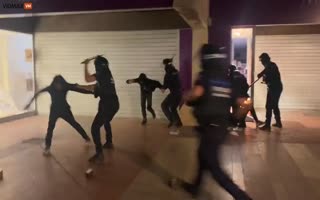 Things Are Popping Off In France As Thousands Of Cops Crack Skulls