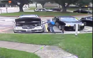 Elderly Man Is Robbed By Thug While Fixing His Car In Craphole Houston