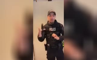  Cop Nearly Blows His Own Head Off Clowning Around With His Firearm