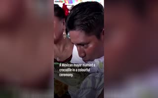 Mexican Mayor Just Married a Crocodile that Looks VERY Underage