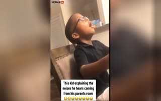 Little Kid Explains The Sounds He Heard Coming Out Of Mom's Room Last Night