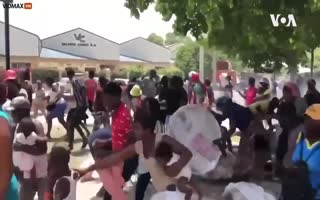 Chaos at Haiti's Embassy: Asylum Seekers Storm The US Embassy Gates and DEMAND Asylum
