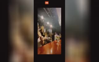 Not So Smooth Bartender Sets 3 Girls On Fire