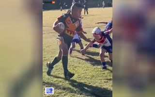 Parents Are Pissed That A 6 Year Old The Size Of A Linebacker Is Effing Up Their Kids During Rugby Matches