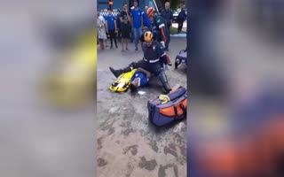 EMT Nearly T-Bags Injured Man They're Supposed To Help