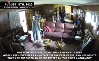 Video Shows Kansas Police Raid The Home Of 98 Year Old Newspaper Publisher After Her Paper Went After The Chief,She Died The Next Day