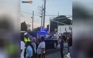 Trump Drove Through The Poor Part Of Atlanta And The Black Community Came Out In Droves To Support Him