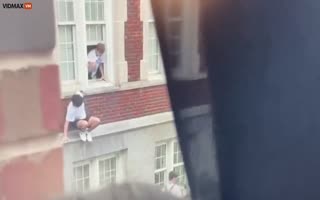 New Video Shows Students Jumping Out Of Windows At The University of North Carolina After A Shooter Opened Fire