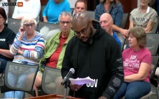 BASED Black Parent Gets Kicked Out Of School Board Meeting By All White Racists After He Read From A Book That Is In The School Library