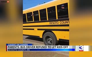 Bus Driver On Leave After Not Letting Kids Off Of Boiling Hot Bus, Kids Jumping Out The Window