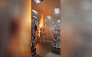 Someone Set Fire To The Children's Section At This Los Angeles Target