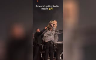 Security Guard Gets A Handful Of Beyonce's Ass In Boston