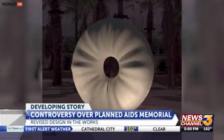 AIDS Memorial In Palm Springs Is Basically A Giant Butthole And The Locals Aren't Happy