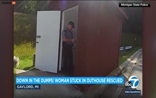 Woman Gets Stuck Under Outhouse Trying To Retrieve Her Apple Watch In The Dump Pit