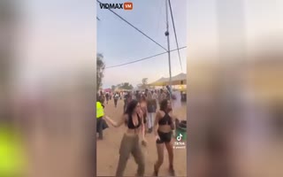 Video Shows Attendees At Israeli Festival Didn't Notice Hamas Paratroopers Floating In Above Them Moments Before All Hell Broke Loose