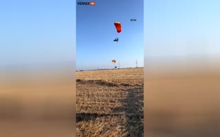 New Video Shows Hamas Using Paragliders To Land Behind Festival Before Killing And Kidnapping Everyone