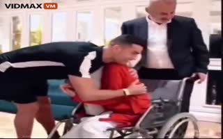 Cristiano Ronaldo Is Facing 99 Lashes In Iran For Hugging And Kissing The Forehead Of Disabled Fan