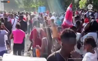 INSANE Stampede Of Over 1k Hatian Migrants In Mexico Leaves Several Injured, Fights Break Out All Over