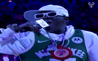 Well, Flava Flav Sang The National Anthem At A Bucks Game And It Was......Um