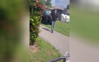 FLASHBACK: Man Pulls AR15 On Landscaper With Hus Daughter Parked In Front Of His House