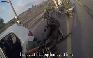 New Video Shows Hamas Dressed As IDF Pulling Over Muslim Truck Driver, Forcing Him To Lead Them To Kibbutz On Oct 7th Before The Slaughter