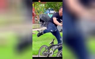 Bike Thieves Get Taught A Painful Lesson