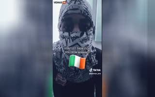 African Migrant In Ireland Leaves A Warning To Irish People Rioting After 3 Children Were Stabbed By An Algerian, Says It's Their Country Now