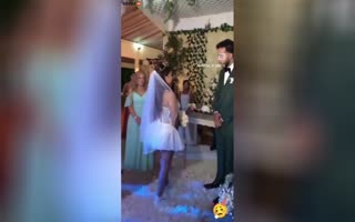 Dude Was Not At All Happy About What His Woman Wore On Their Wedding Day