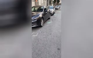 An Entire Block Of Cars Got Their Windows Smashed And Broken Into In Dystopian San Francisco