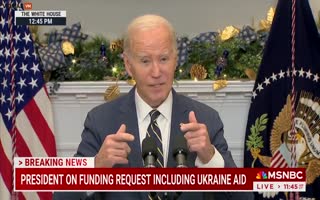 Slow Joe Biden Says If Republicans Don't Give Him Tens Of Billions To Give To Ukraine, American Troops Will Have To Fight The Russians Themselves