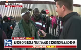 The Southern Border In Arizona Is Overrun By Migrants From Africa
