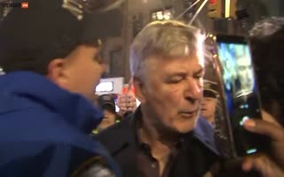 Alec Baldwin Gets Into Angry Shouting Match With Pro-Hamas Protester In NYC