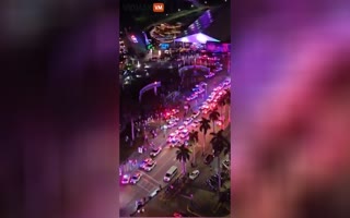 INSANE Police Response To Massive Brawl At A Miami Marketplace