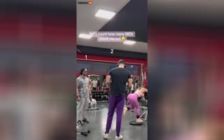Woman Sets Up Camera At The Gym, Wears A Revealing Outfit, Makes Herself A Victim