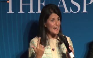 WEF Hemorrhoid And Liberal In Disguise, Nikki Haley Just Buried Any Chance Of Being President