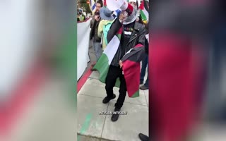 Pro-Hamas Dirtbag Beats Two Israeli Women At Protest In Cali, Police Seek Hate Crimes Charges