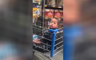 Police Are Called After Small Boy Is Seen Shivering In A Shopping Cart Wearing Only A Diaper, Mother Refused To Give Him Clothes