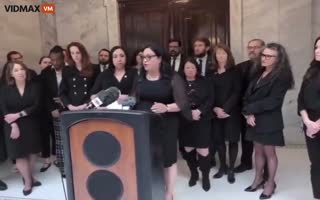 Utah Libtard legislators Wear Black To Mourn The Death Of A Bill That Would Have Allowed Men Into Womens' Restrooms